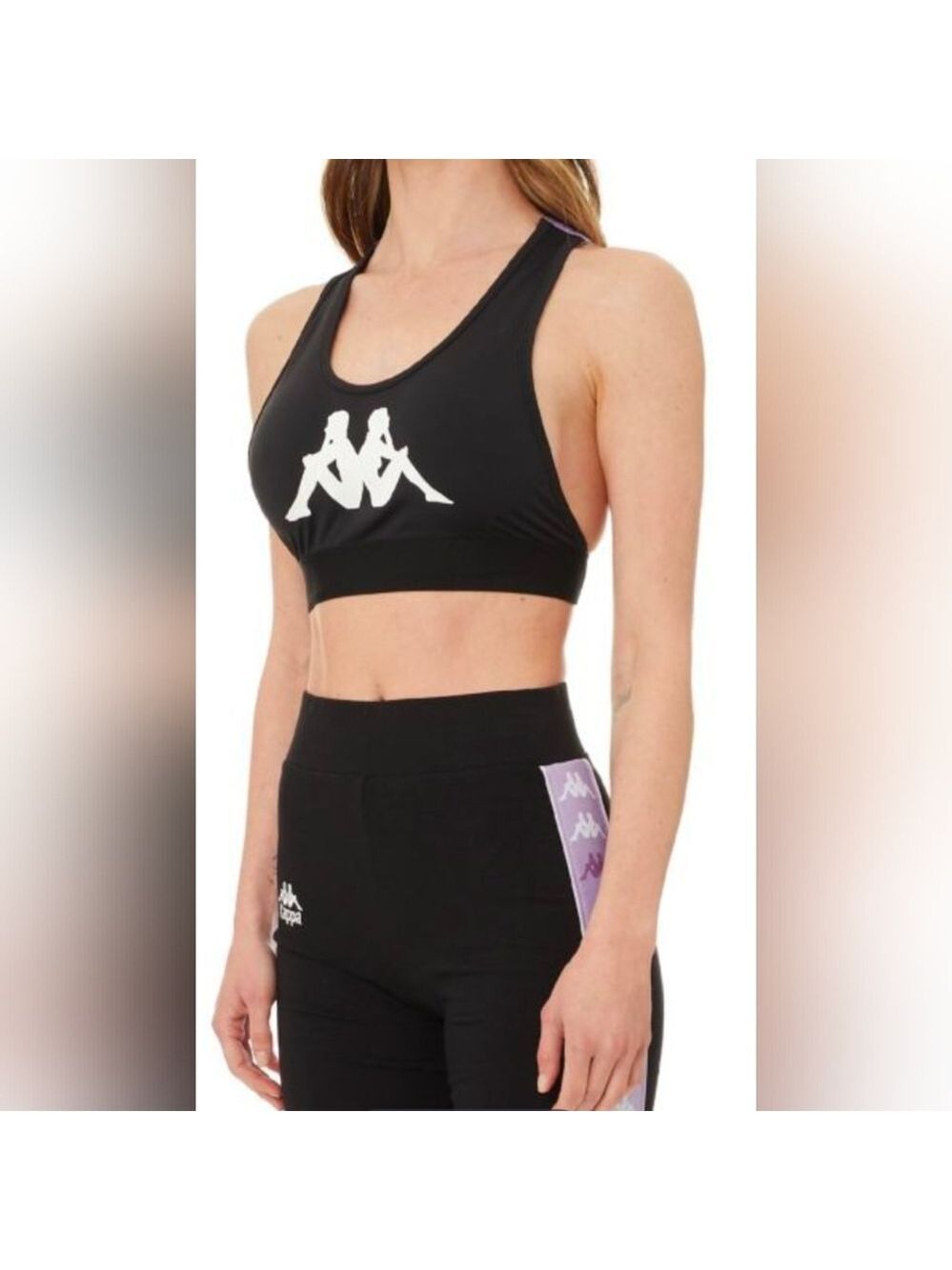 Kappa Women's 222 Banda Hoyos Bra Top Size XS